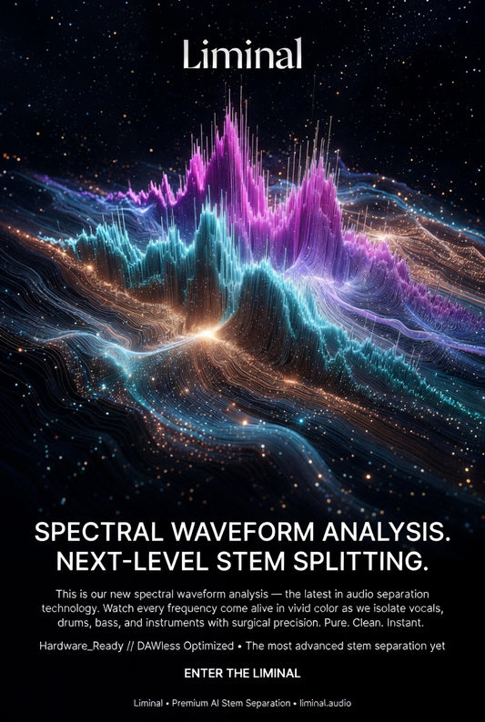 NoDAW Liminal™ – AI Stem Splitter | Separate Vocals, Drums, Bass, Guitar & More